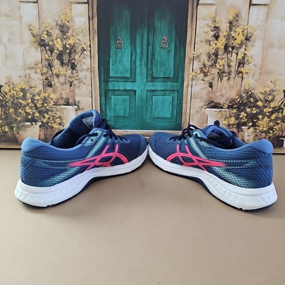 ASICS Women's Gel Contend 6 Grand Shark Pink Glo Running Shoes Sz 10 - Picture 5 of 8